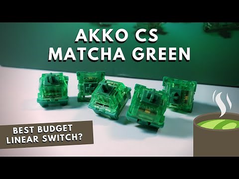 Akko CS Matcha Green Switch | Mini "Review" & Sound Test