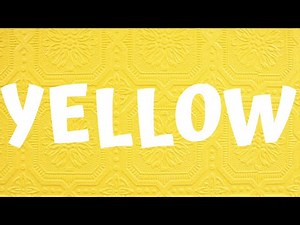 YELLOW COLOR FOR KIDS | SIMPLE AND FUN| SHAPES AND COLOURS