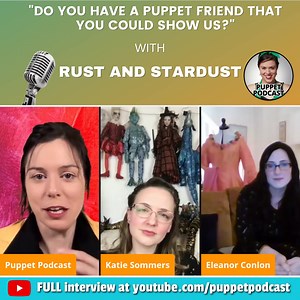 "PUPPET TIME!!!"😀 Rust & Stardust Rust and Stardust Productions, Sussex-based puppet theatre company. They create puppets, costumes, sets and props and they produce original scripts on environmental impact as a vital part of their artistic practice. | Caroline Bernier-Dionne