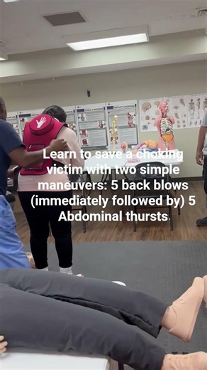 learn to save a choking victim...watch video...