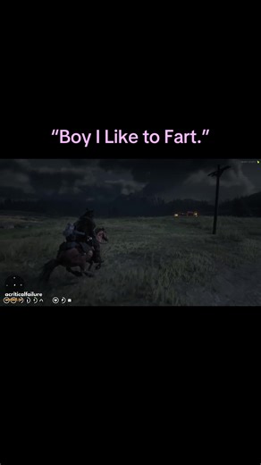There’s so much backstory to this stupid joke #redm #ranchrp #fartsarefunny #rp #gamergirl