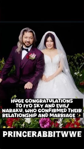 Huge congratulations to lyo Sky and EVIL/NARAKU, #wwe #iyosky #