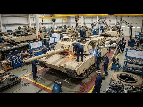 Inside the M1 Abrams Factory: How the World’s Most Powerful Tank is Built