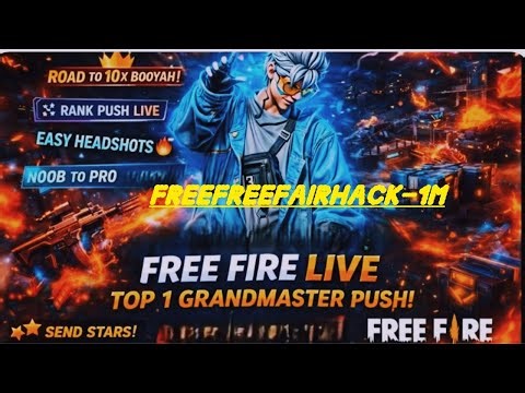 New Grandmaster Top 1 Push V Badge Lobby FF LIVE & Free Fire LIVE! #ff #freefire #freefire #grandmas