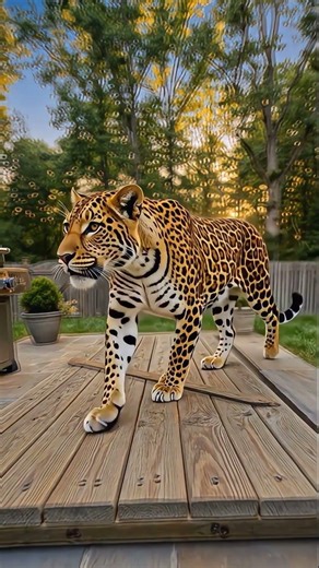 Leopard Was 2 Steps Away… Then She Vanished! 🐆 #SurvivalShorts #ViralShorts..