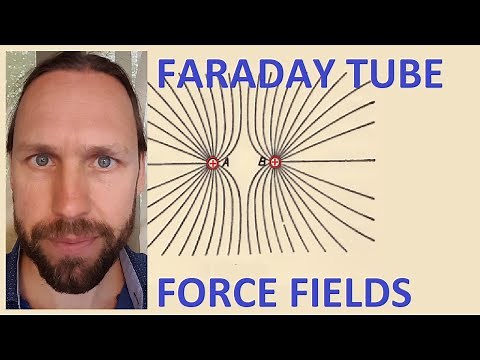 Faraday tubes, explain lines of force in electric Aether fields.