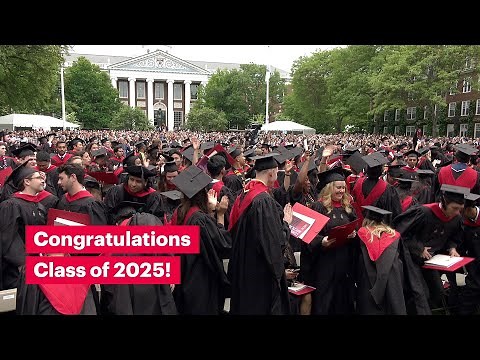 2025 Harvard Business School Commencement Diploma Ceremony