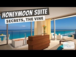 Honeymoon Suite Ocean Front | Secrets The Vine Cancun Resort | Full Walkthrough Room Tour | 4K
