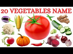 Vegetables List | Green Vegetables Name | Garden Fresh Food | Learn Veggies