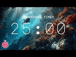 25 minute timer with music for classroom
