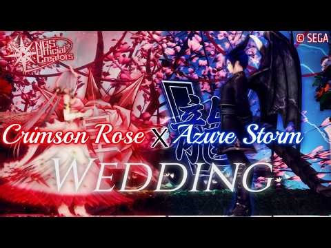 [PSO2:NGS] Crimson Rose X Azure Storm Wedding