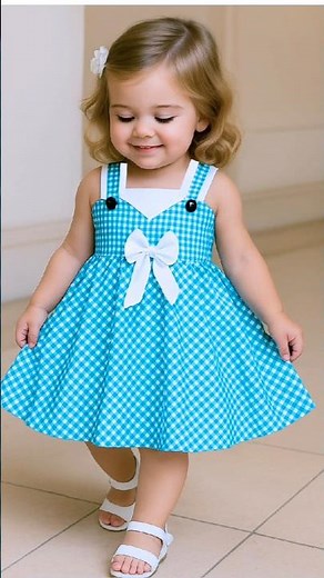 Morden baby dress design #bluefrock #fancydresses #shorts