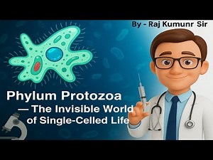 Phylum Protozoa Explained 🔬 | The Invisible World of Single-Celled Organisms | Biology Full Chapter