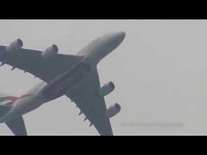 EMIRATES A380 (A6-EEI) | Go Around @ Hamburg Airport