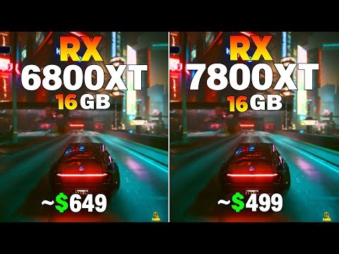 RX 6800 XT vs RX 7800 XT - Test in 8 Games