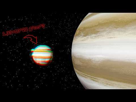 What if you compressed Jupiter to the size of a human?