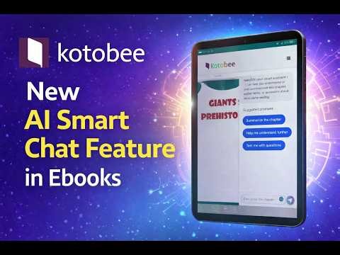 Smart Chat in Kotobee Ebooks | AI Assistant Inside Your Ebook