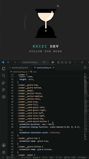 Modern Hourglass Animation Using SVG & CSS