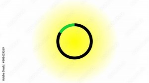 loading bar animation with 0 to 100 percent