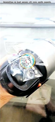 Adding new rare earth magnets to my best robo birdie cam today.