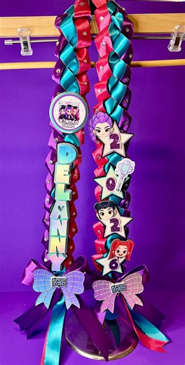 Kpop Kindergarten Graduation Lei: Personalized Ribbon Lei - Etsy