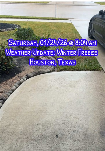 Weather Update: Winter Freeze “Ice Storm” Houston, Texas Part 1 #weather #freeze #houston #blackice #storm