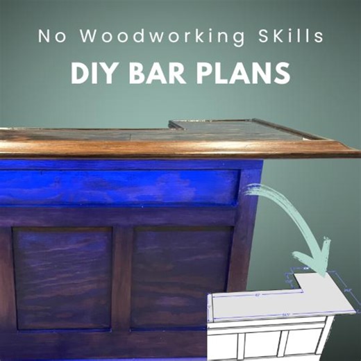DIY Bar Plans (no Woodworking Skills Needed) - Etsy