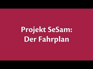 Broadcast and collection - Project SeSam: the schedule