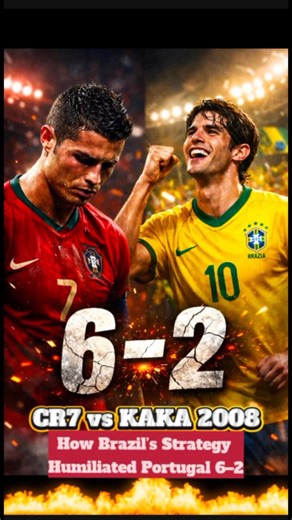 🚨 CR7 Overwhelmed, Kaká Unstoppable!How Brazil’s Strategy Humiliated Portugal | Friendly Match 2008