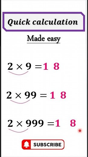 2 Second Calculation Trick 😎 #shortvideo