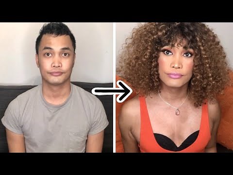 MALE to FEMALE makeup transformation: Tangerine Dream