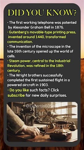 The History of Innovation: 5 Inventions That Completely Changed Our World