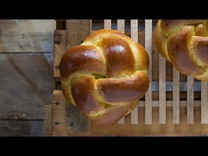 Zopf-Knopf mit Safran | Winston Knot | Winston Brot | Winston Knoten