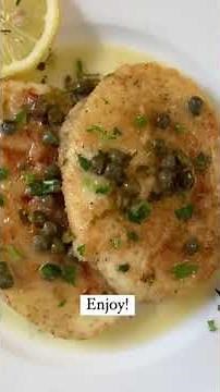 Calamari Steaks with Lemon Caper Sauce #shorts