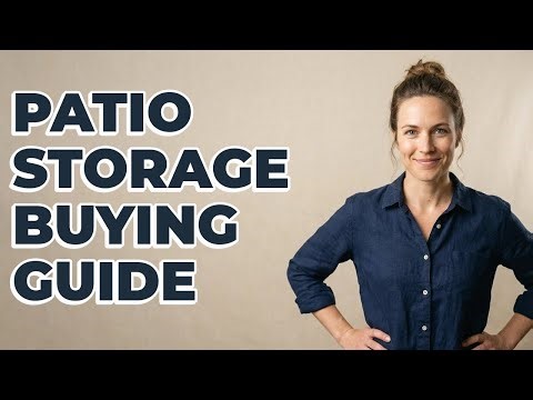 What Is The Best Weatherproof Storage For My Patio?