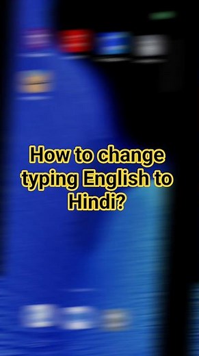 How to change typing English to Hindi? |✌️🧑‍💻 Typing English to Hindi | English to Hindi typing🤷