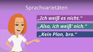 Sprachvarietäten • Definition, Erklärung & Beispiele