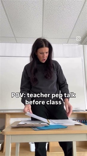 Get those pep talks in before the chaos!