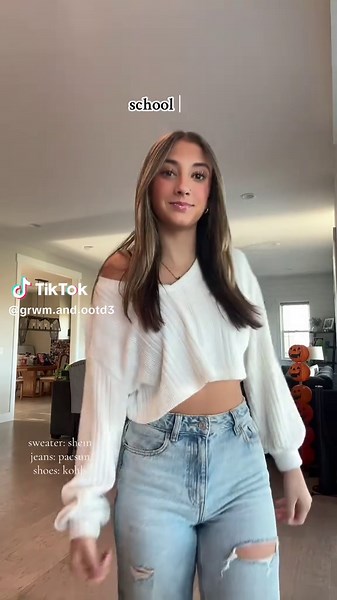 school ootd! should i do fall outfit ideas?#schoolootd #outfit #fall #falloutfit #grwmandootd3