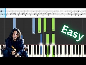Audioslave - Like a Stone - Accurate Piano Tutorial with Sheet Music
