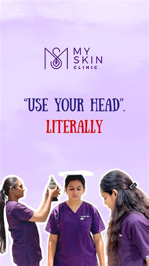 My skin clinic | When Dr. Ani says , Use your head…and Staff takes it seriously . Dr. Ani: That’s… not exactly what I meant. 😅 🔹 Just another day at the... | Instagram