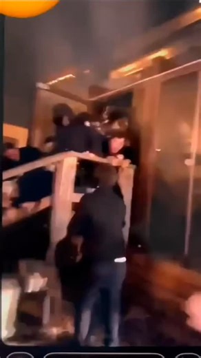 Just In World on Instagram: "Crans-Montana New Year 2026 deadly nightclub fire video/footage. You can clearly see a crowd crush where people are trying to escape but cannot. #CransMontana #SwitzerlandBlast"