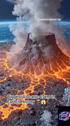 Biggest Volcanic Event in Earth’s History 🌋😱#volcano #earth # #muddyvol #muddyvolcanoes