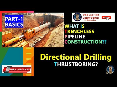 What is Trenchless Pipeline Construction? Thrust Boring || What is Micro Tunneling?