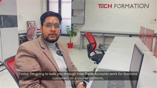 Stop paying upfront for every shipment. Trade Accounts are built for businesses that ship regularly, letting you book instantly, automate payments, and keep invoicing simple. Smarter payments. Faster shipping. Zero friction. #Logistics #BusinessShipping #EcommerceBusiness #B2B #CourierServices #FinTech #Automation #BusinessPayments #SupplyChain #TechForBusiness | Tech Formation | Facebook