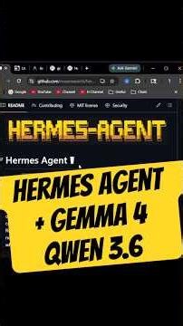 Hermes Agent Just Changed Everything (Gemma 4 + Qwen 3.6) #shorts #aiagents