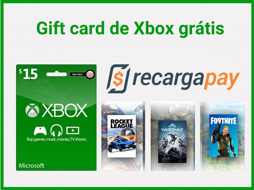 Gift card Xbox: Promoção R$ 100 Reais grátis