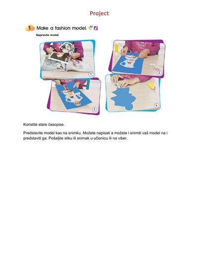 Clothes- Project worksheet