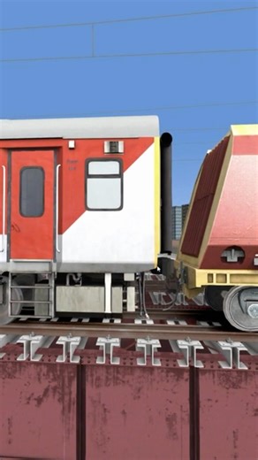 Lhb red coach coupling Car frieght train - train simulator 2026