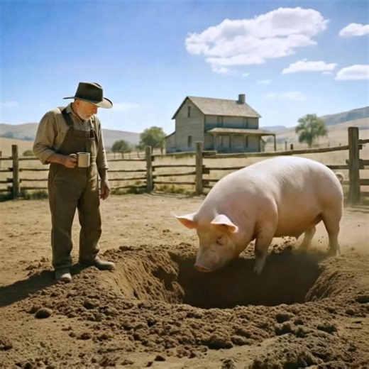 For three days my boar had been stubbornly digging in the same spot, as if he sensed something important there. A chill ran down my spine when I found out why… For three days I’d been watching my boar’s strange behavior. He kept digging at one single place, as if something hidden was calling to him. At first, I just laughed — who knows what goes on in a pig’s head. But the longer he worked, the more uneasy I became. The morning was quiet, golden sunlight sliding across the yard, and in the corne